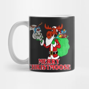 Rocky And Bullwinkle Santa Merry Christmoose Christmas 1 Mug